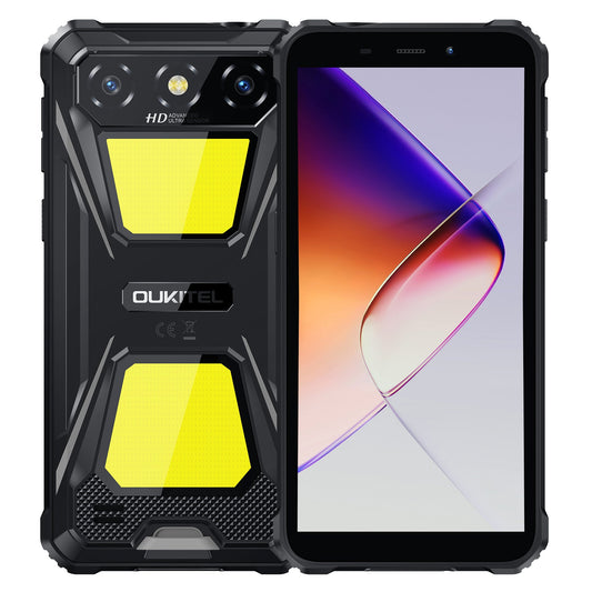 OUKITEL G5 4G Rugged Phone 6 HD+ Display6300mAh Big Battery 13MP Camera Android 14(4GB+64GB NFC)