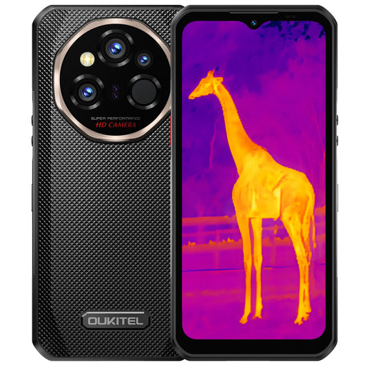 OUKITEL WP55 Ultra 5G Rugged Phone 6.6'' HD+ Display 11,000mAh Big Battery 108MP Thermal Imaging Camera Android 15(12GB+512GB)