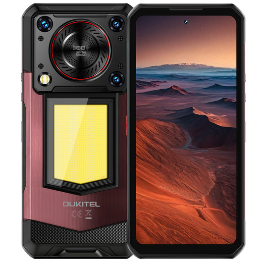 OUKITEL WP56-EV 5G Rugged Phone 6.8'' FHD+ Display 16,000mAh Big Battery 108MP Camera Camping Light Android 15