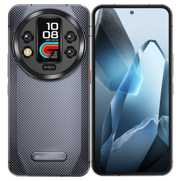 Oukitel WP200 Pro - Primer teléfono robusto modular del mundo con auricular/reloj inteligente extraíble, con inteligencia artificial, 5G, pantalla AMOLED de 6,7'', 8800 mAh, Android 15 (24 GB+ITB NFC)