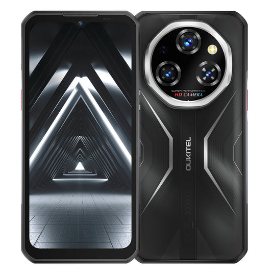 OUKITEL WP55 5G Rugged Phone 6.6'' HD+ Display 11000mAh Big Battery 108MP Camera Android 15(12GB+256GB NFC)