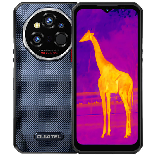 OUKITEL WP55 Ultra 5G Rugged Phone 6.6'' HD+ Display 11,000mAh Big Battery 108MP Thermal Imaging Camera Android 15(12GB+512GB)