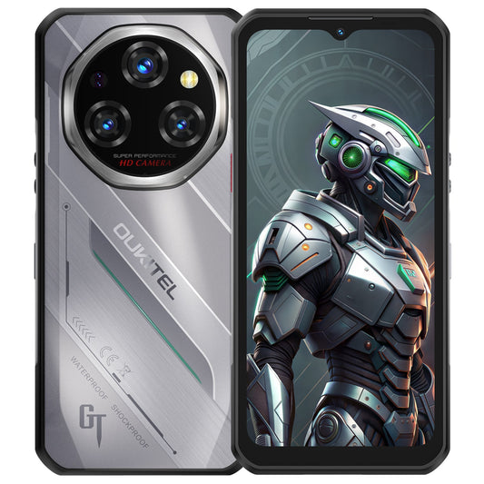 OUKITEL WP62 5G Rugged Phone 6.6-inch FHD+ Display 11,000mAh Battery 108MP Camera Android 15 with NFC