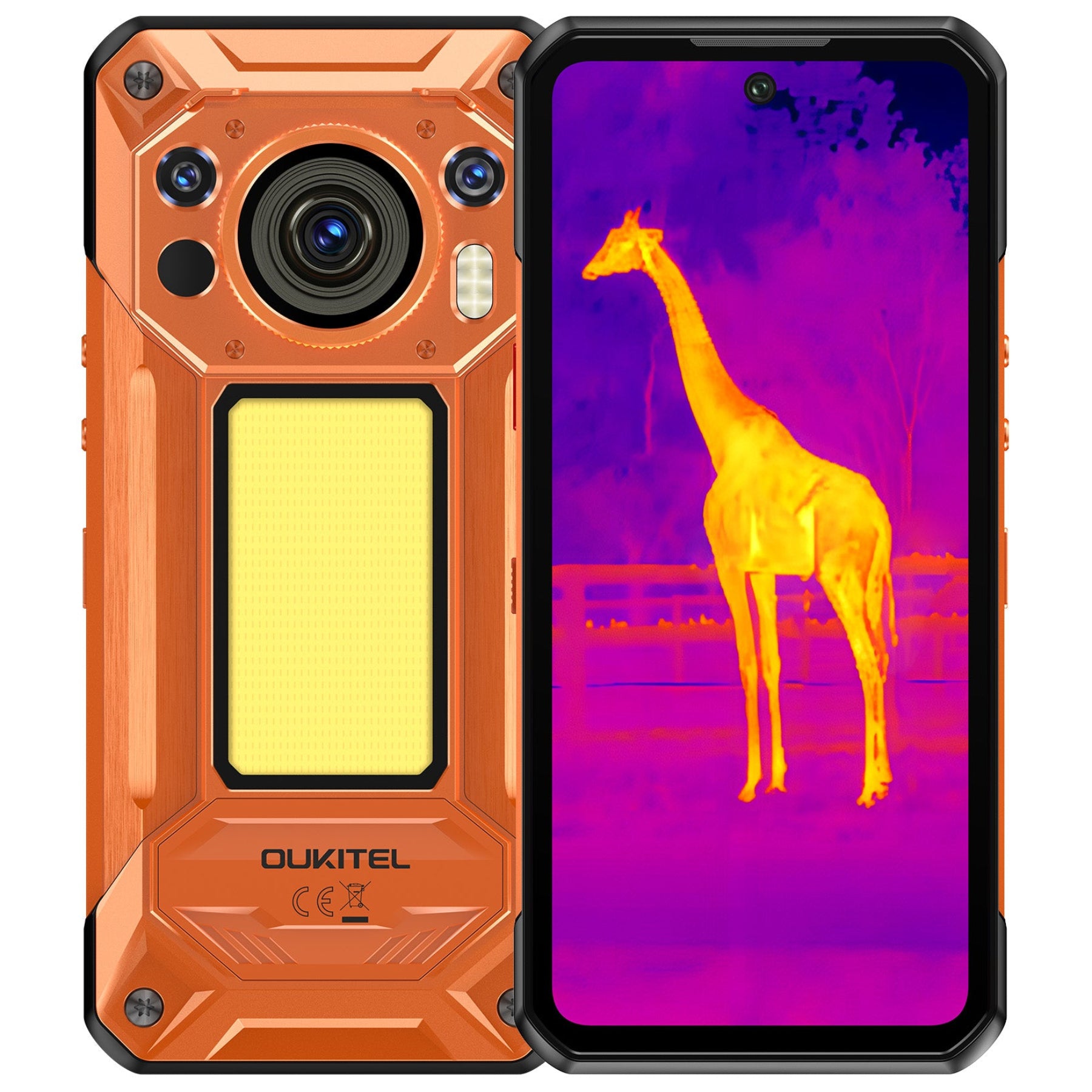OUKITEL WP500 Ultra 5G: teléfono resistente con pantalla FHD+ de 6,78'', batería de 10.000 mAh, Android 16 y 12 GB+1 TB